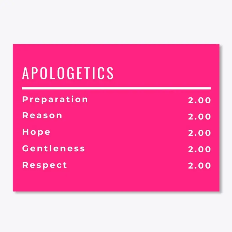 WD Apologetics Sticker